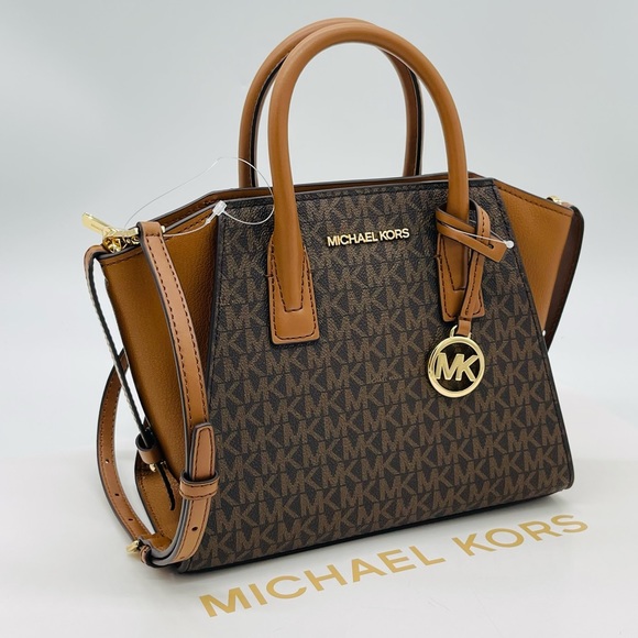 Michael Kors Avril Small Top Zip Satchel Crossbody Bag - Picture 2 of 11